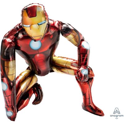 Anagram Licensed Foil AirWalker Iron Man (93cm x 116cm)