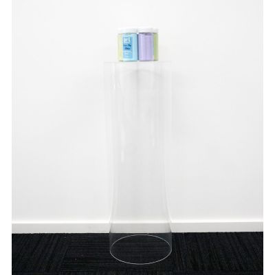 Acrylic Cylinder Plinth (300mmD x 870mmH) Clear