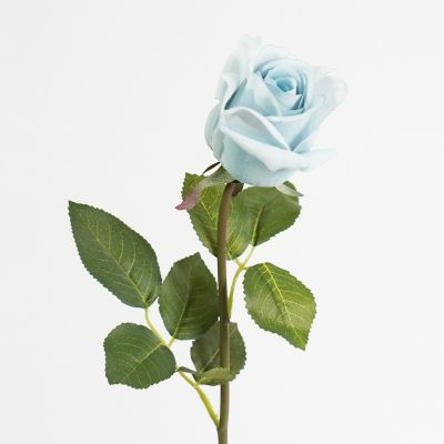 Pixie Rose Stem (Baby Blue) Natural Touch 45cm