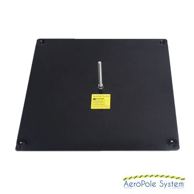 Aeropole Black 24" Base Plate and System Pin