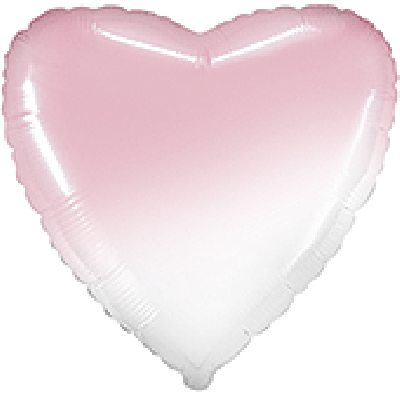 FM Foil 45cm (18&quot;) Heart - Gradient Pink (Unpackaged)