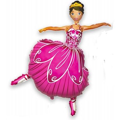 FM Foil Shape Ballerina (103cm x 70cm) (Unpackaged)