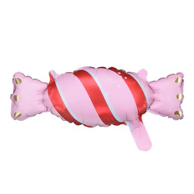 Party Deco Foil Balloon Pink Candy (Lollie) 5pk (33cm x 12cm)