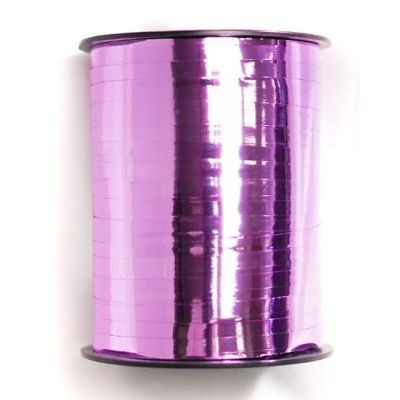 Elegant Curling Ribbon (flat) 455m Metallic Lavender
