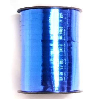 Elegant Curling Ribbon (flat) 455m Metallic Royal Blue