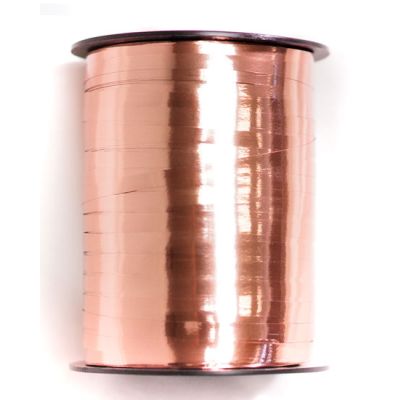 Elegant Curling Ribbon (flat) 455m Metallic "Pink" Rose Gold