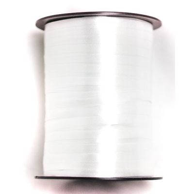 Elegant Curling Ribbon (flat) 455m Standard White