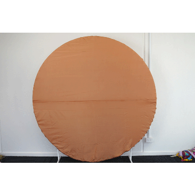 2m Disc Fabric Cover Gold