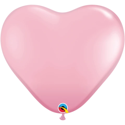 Qualatex Heart Latex 100/28cm (11") Pink