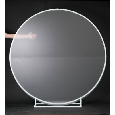 2m Acrylic Disc Backdrop Frosted Clear (Frame not Included) (Discontinued)