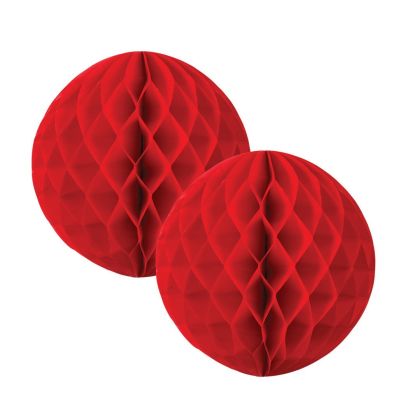 Five Star P2 15cm Paper Honeycomb Ball Red