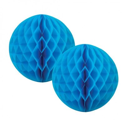 Five Star P2 15cm Paper Honeycomb Ball Electric Blue