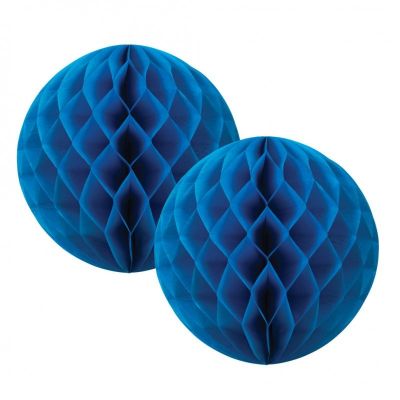 Five Star P2 15cm Paper Honeycomb Ball True Blue