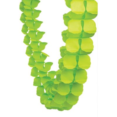 Five Star 4m Paper Honeycomb Garland Lime Green