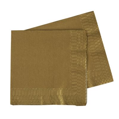 Five Star P40 330mm 2ply Lunch Napkin Classic Metallic Gold 