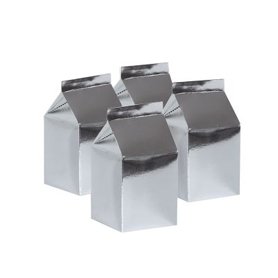 Five Star P10 Paper Milk Box Classic Metallic Silver