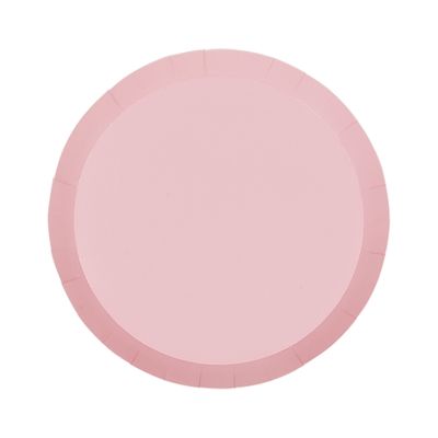 Five Star P10 18cm (7") Paper Snack Plate Classic Pastel Pink