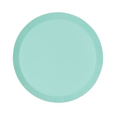 Five Star P10 18cm (7") Paper Snack Plate Classic Pastel Mint Green