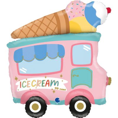 Grabo Foil Shape 74cm (29") 60's Ice Cream Truck