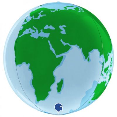 Grabo Foil Shape Globe 4D Earth 15"
