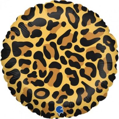 Grabo Foil Round 18" (45cm) Leopard Spots