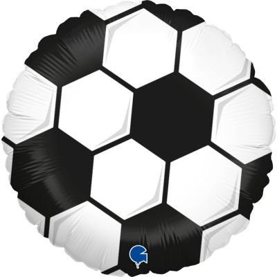 Grabo Foil 45cm (18") Soccer Ball White - unpackaged