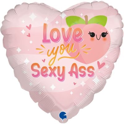 Grabo Foil Heart 45cm (18") Love You Sexy Ass
