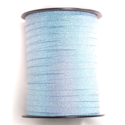 Elegant Curling Ribbon (flat) 227m Glitter Light Blue