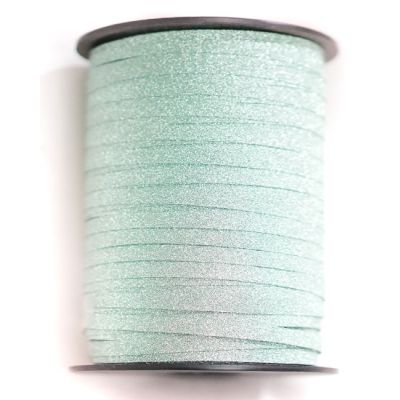 Elegant Curling Ribbon (flat) 227m Glitter Mint