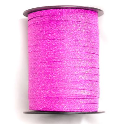 Elegant Curling Ribbon (flat) 227m Glitter Rose Pink