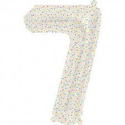 Northstar 16&quot; (Air-Fill) Foil Colourful Sprinkles #7 (Discontinued)