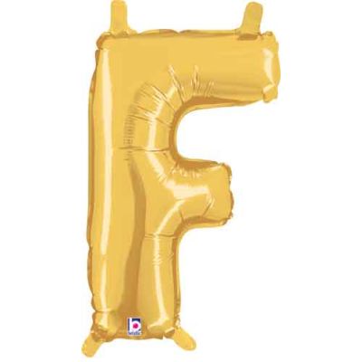 Betallic 14&quot; Foil Gold Letter F (Discontinued)