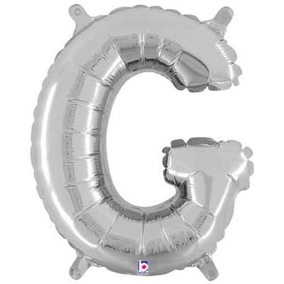 Betallic 14&quot; Foil Silver Letter G (Discontinued)