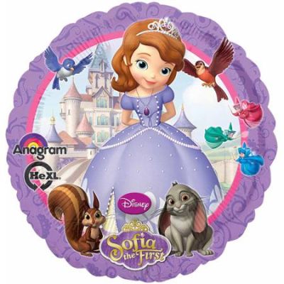 Anagram Licensed Microfoil 22cm (9&quot;) Sofia The First - Air fill (unpackaged) (Discontinued)