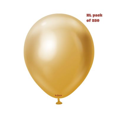 Kalisan Latex Bulk Pack 250/30cm (12") Mirror Gold