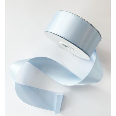 Satin Double Face Ribbon Light Blue - 38mm x 30m 