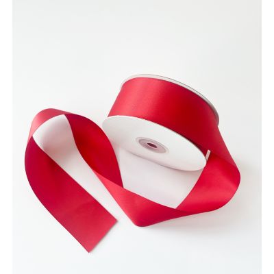 Satin Double Face Ribbon Red - 38mm x 30m 