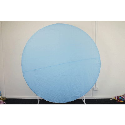 2m Disc Fabric Cover Light Blue