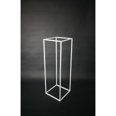 Metal Plinth Frame (300 x 300 x 900mmH) White