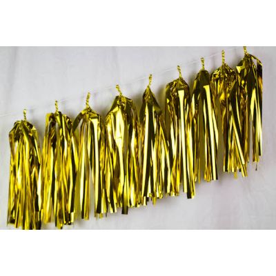 P9 Balloon Tassels (35cm x 12cm) Metallic "True" Gold