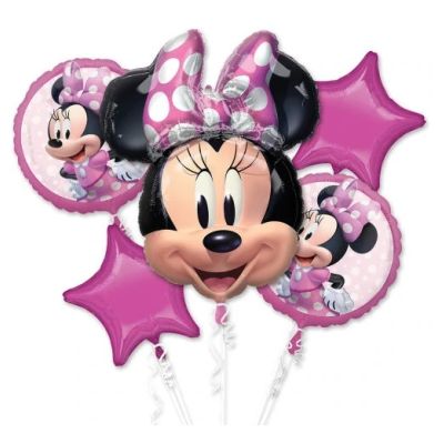 Anagram Licensed Balloon Bouquet Kit Minnie Mouse Forever 