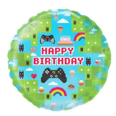 Oaktree Foil 45cm (18") Holographic Game Birthday