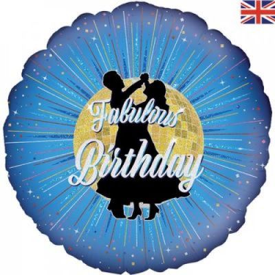 Oaktree Foil 45cm (18") Fabulous Birthday Holographic