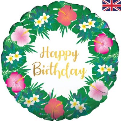 Oaktree Foil 45cm (18") Hawaiian Birthday