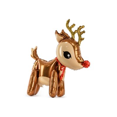 Party Deco Foil Shape Glossy Christmas Reindeer 50cm x 62cm
