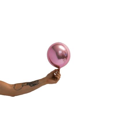 Loon Balls® 18cm (7") Metallic Light Pink