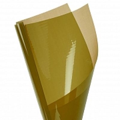 P100 Cellophane Sheets Gold 50cm x 70cm