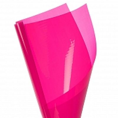 P100 Cellophane Sheets Hot Pink 50cm x 70cm
