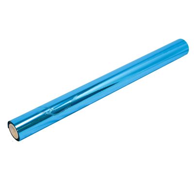 (63.5cm x 50m) Foil Roll Metallic Caribbean Blue (double sided)