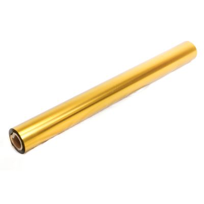 (63.5cm x 50m) Foil Roll Satin (Chrome) Gold